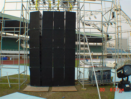 Aluminum Durable Layer Speaker Truss Outdoor Show with Smooth Weld 48.3mm steel tube