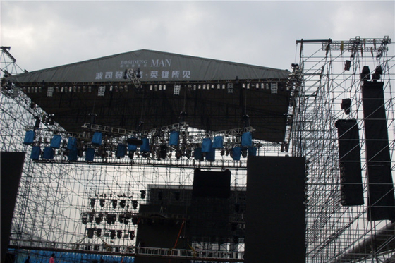 Lightweight 12 Inch Concert Stage Roof Truss / DJ Truss Stand Roof Frames