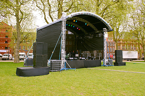 Events Arc Aluminum Stage Circular Truss Roofs 290x290 mm 6kg per meter
