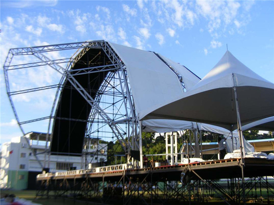Events Arc Aluminum Stage Circular Truss Roofs 290x290 mm 6kg per meter