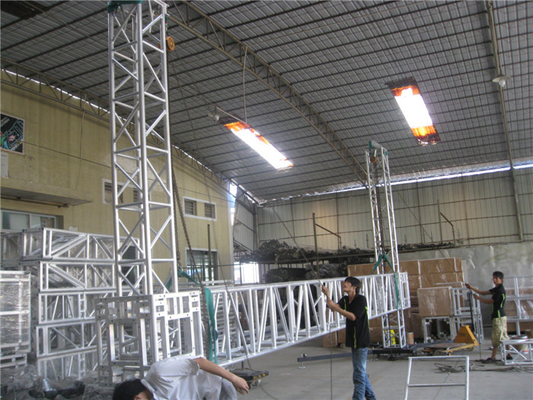 Outdoor Advertising Aluminum Goal Post Truss LED Screen 6x8 m 3mm Thickness