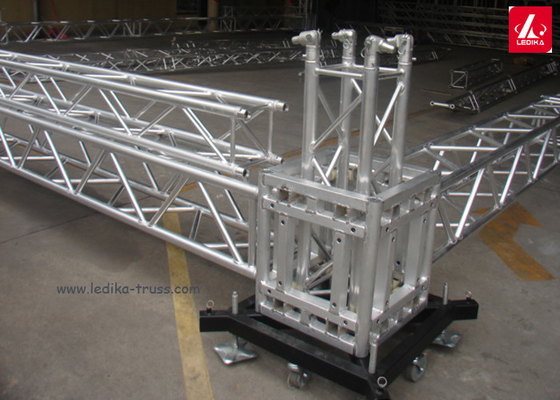 Square Euro Standard Aluminum Spigot Truss For Show Performance