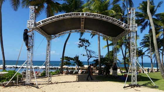 Wedding Concert Stage Roof Truss 50x3mm Tube Multipurpose