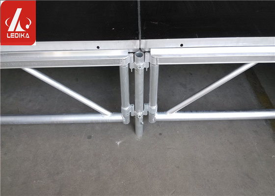 Convenient Assemble Adjustable Leg Stage Platform Strong Structure Height 1.0 - 2.0m