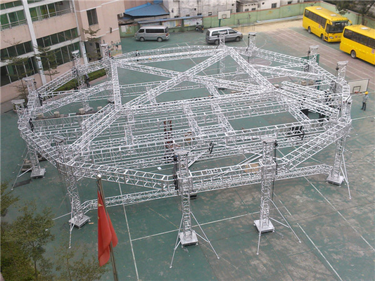 6082 T6  Aluminum Square Truss Round System School Event Stage