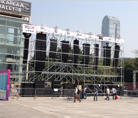 OEM Concert Stage Lighting And Sound Layer Truss System Lightweight