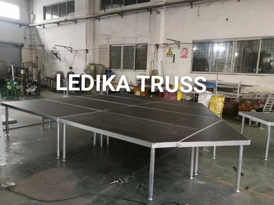 Customized 1.22*2.44mm Outdoor Aluminum Stage Platform Adjustable Height