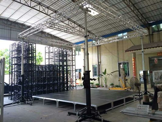 6M Height Aluminum Truss Tower System Moving Head Light Truss Stands