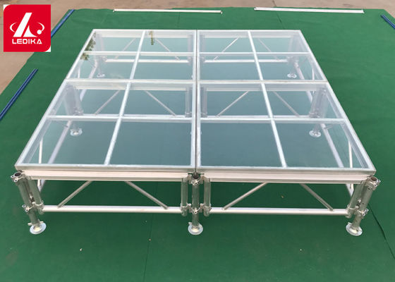 Lightweight Assemble 6061 Aluminum Stage Platform 1.22*1.22mm Size