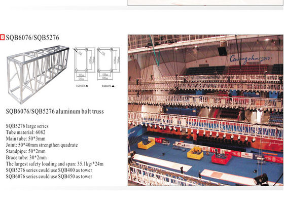 Easy To Install And Dismantle Aluminum Bolt Truss Tower System