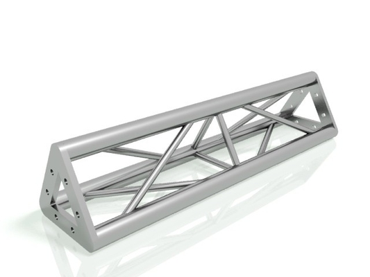 Silver 6082 T6 Aluminum Triangular Square Aluminum Stage Truss For Outdoor Events