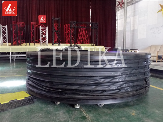Artistic Rotating And Lifting Stage Q195 Steel Adjustable Stage Platform