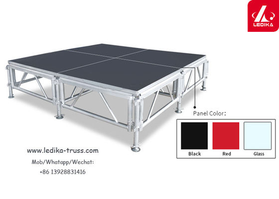 Adjustable Height Aluminum Stage Platform 18mm Plywood  Thickness
