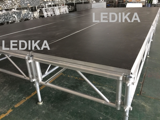 High Denify Panel Aluminum Stage Platform / Wedding Portable Stage Truss
