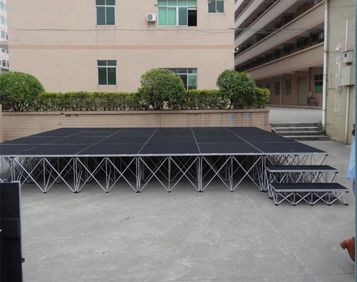 Anti-slip Layer Scaffolded Stage Roof Event Truss Weather Resistant