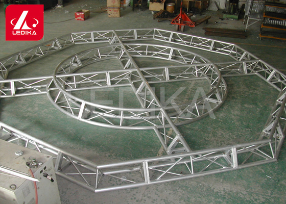 Customized Aluminum Lighting Truss , Curved Support Space Frame Truss