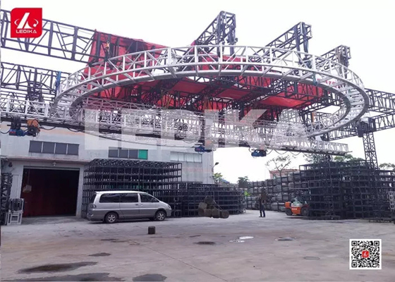 Newest Custom Rotary Aluminum Circular Lighting Truss For Event / Concert