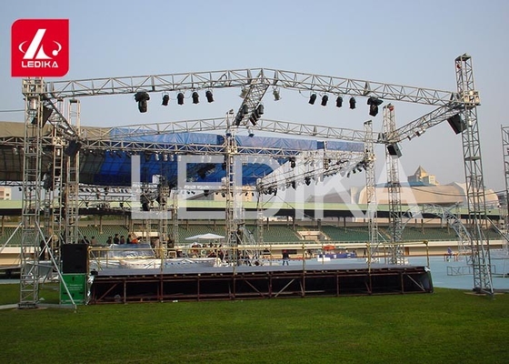 300mm Aluminum Square Truss Screw Curved Circle Arch Roof For Night Clubs