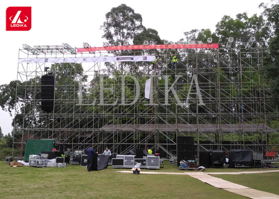 Concert Speaker Layer Truss / Spigot Line Array Truss Full System Design