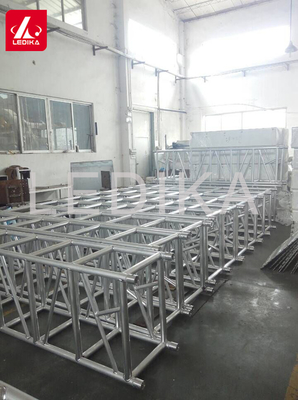 12m Span Exhibition Aluminum Trussing System Customized Stage Background