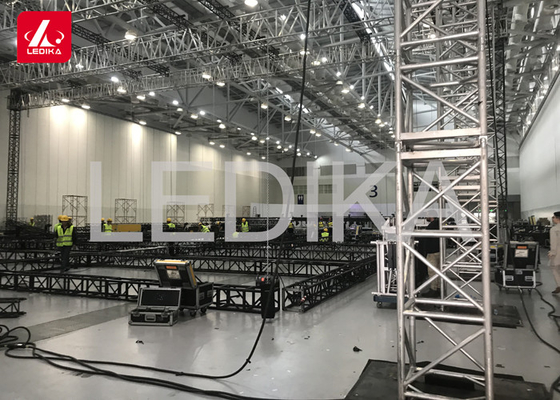 performance equipment spigot heavy duty aluminum square truss for concert fashion