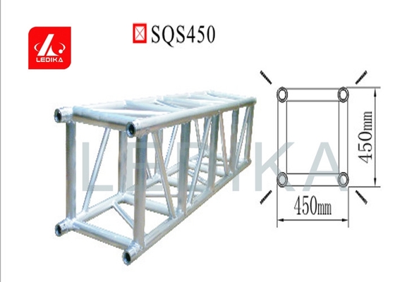 Hot Sell Black Aluminum Square Truss / Aluminum Screw Modular