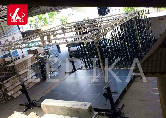 Manual Elevator Truss Tower System Lifting Tower Customized Height For Outdoor Event