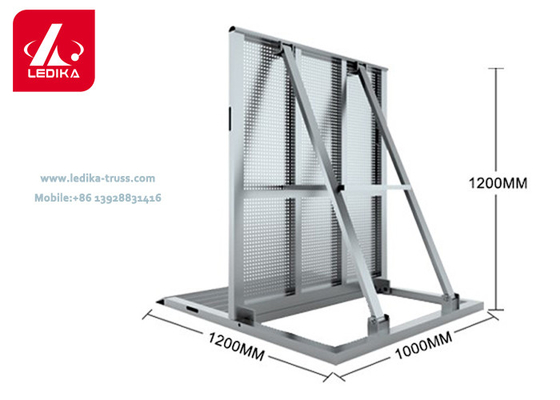 Folding Aluminum Stage Barrier For Concert Crowd Control Fence