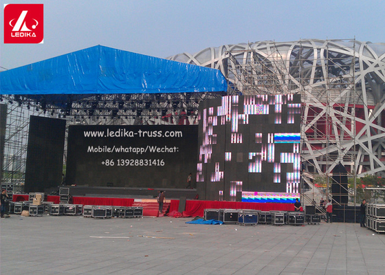 4m Length Scaffolding Frame Layer Truss Line Array Speaker And Audio