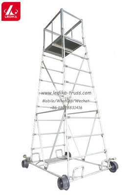 Working Bench Aluminum Truss Frame Ladder For Subway Maintenance 3.9m