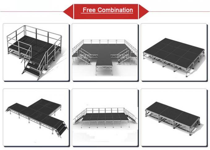 Portable Outdoor Stage Platforms Assemble Movable Small Stage Platform
